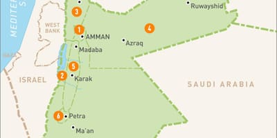 امان اردن در نقشه